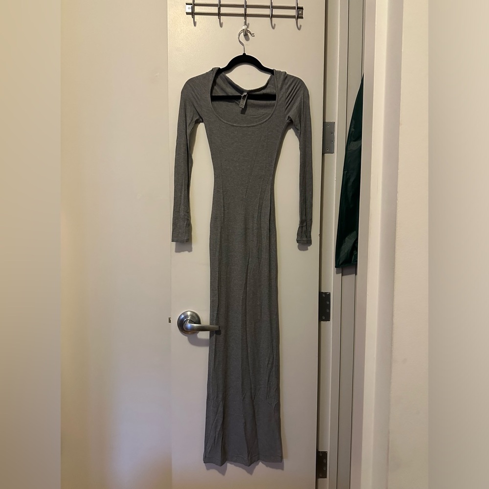 SKIMS Long Sleeve Stretch Dress